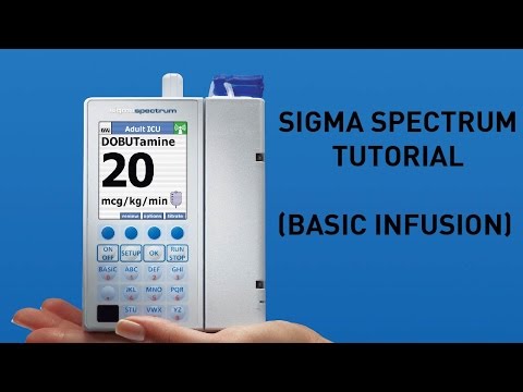 Sigma Spectrum Iv Pump User Manual